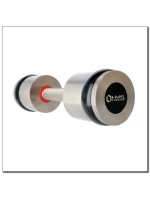 Chromované činky 2x9 kg silikonové prvky HMS Premium HH09