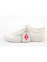 Lee Cooper – dámské sportovní tenisky s prolamovaným vzorem, bílé, letní, pohodlné