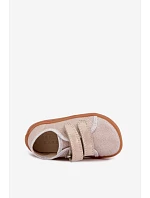 Dětské barefoot pantofle Froddo Canvas G1700440-1 Zlaté Dětské barefoot pantofle Froddo Canvas G1700440-1 Zlaté