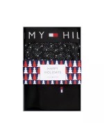 Pánský dárkový set boxerky + ponožky  UM0UM03048 0GU černé se vzorem - Tommy Hilfiger