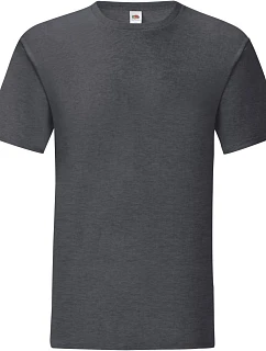 Fruit of the Loom Iconic 150 T Pánské tričko 16.1430 dark heather grey