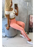 Brooklyn meruňkové legíny kalhoty