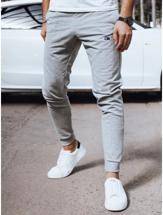 FashionStreet pánské světle šedé tepláky UX4375 FashionStreet pánské světle šedé tepláky UX4375