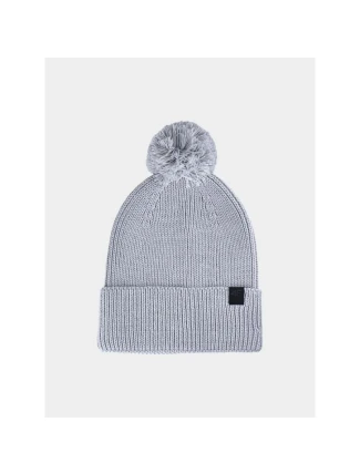 Unisex zimní čepice s bambulí 4F 4FWAW24ACAPU472-27S