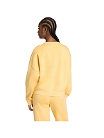 Dámská mikina adidas Essentials Small Logo Feelcozy žlutá KC5278