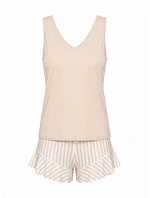 Pyžamo Marina 1/2 Top Beige - Donna Pyžamo Marina 1/2 Top Beige - Donna