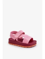 Dětské sandály na suchý zip Scented ZAXY Pink Dětské sandály na suchý zip Scented ZAXY Pink