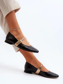 Balerinky 2774 černo-zlaté - Step in style