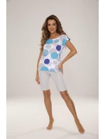 Pyžamo De Lafense 861 Amelia kr/r M-2XL Pyžamo De Lafense 861 Amelia kr/r M-2XL