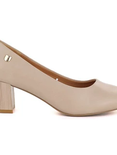 Sergio Leone PB404 dámské lodičky na jehlovém podpatku v kávové barvě