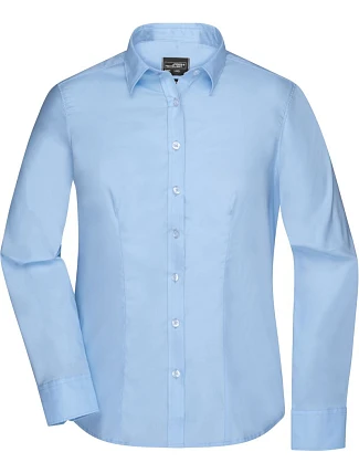 Daiber JN 681 Mikro keprová halenka s dlouhým rukávem 02.0681 light blue Daiber JN 681 Mikro keprová halenka s dlouhým rukávem 02.0681 light blue