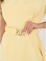 Šaty MI SK 3430 1.01 světle žlutá