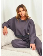 Dámská tepláková souprava DRS.7360 Tmavě šedá - Doctor nap