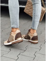 Dámské boty MOVENIA khaki FashionStreet ZY0508 Dámské boty MOVENIA khaki FashionStreet ZY0508