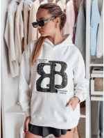 Dámská oversize mikina LITESSO šedá FashionStreet BY1412