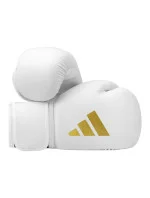 Bílo-zlaté boxerské rukavice Adidas SPEED 50 Bílo-zlaté boxerské rukavice Adidas SPEED 50