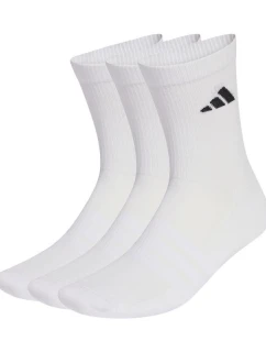 Ponožky adidas Cushioned Sportswear Crew 3P bílé JZ0530