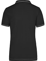 Daiber JN 568 Dámské žerzejové elastické polo 02.0568 black/white Daiber JN 568 Dámské žerzejové elastické polo 02.0568 black/white
