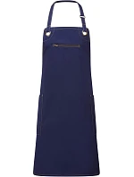 Premier PR 121 Zástěra s laclem a bočními kapsami "Barley" 39.0121 navy/camel Premier PR 121 Zástěra s laclem a bočními kapsami "Barley" 39.0121 navy/camel