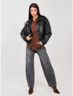 Košile LK KS 510197.12P hnědá