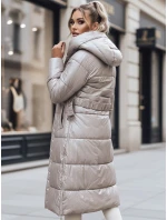 Dámský kabát LINA beige FashionStreet TY3110