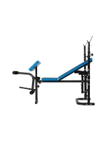 Nastavitelná multifunkční tréninková lavice s modlitební tyčí REBEL ACTIVE