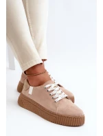 Dámské tenisky MEMORY FOAM SYSTEM BIG STAR NN276002 Hnědobéžové