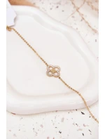 Dámský náramek ze chirurgické oceli Zlatý