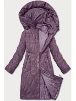 Fialová dámská prošívaná bunda pro přechodné období S'West (B8302-71)