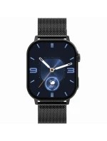 Chytré hodinky Gravity GT15-3 Červený silikonový řemínek + černý náramek Chytré hodinky Gravity GT15-3 Červený silikonový řemínek + černý náramek