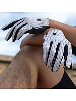 Rockbros plné sportovní rukavice pro jaro/léto velikost S - bílo-černé