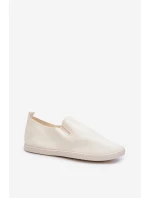 Dámské tenisky Trampky Slip-On Beige Lovinia