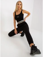 Tepláky TW DR OB030.57 černá Tepláky TW DR OB030.57 černá