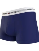 Pánské boxerky 3P TRUNK PRINT UM0UM02768 0W2 modré - Tommy Hilfiger