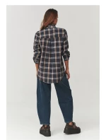 Košile s dlouhým rukávem model 219730 Makadamia Košile s dlouhým rukávem model 219730 Makadamia