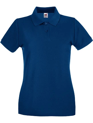 Fruit of the Loom Lady-Fit Premium Polo Dámské piqué polo 16.3030 navy Fruit of the Loom Lady-Fit Premium Polo Dámské piqué polo 16.3030 navy