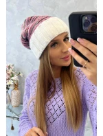 Dámská čepice Feba K330 white+powder pink