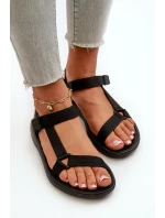 Dámské Sportovní Sandály Na Suchý Zips Černé Vilari Dámské Sportovní Sandály Na Suchý Zips Černé Vilari