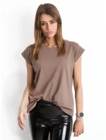 Tričko RV TS 4833.69P hnědá Tričko RV TS 4833.69P hnědá