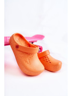 Dětské lehké pantofle Kroks Big Star II375008 Oranžová