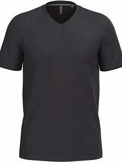 Kariban K 357 Pánské tričko s výstřihem do V 20.K357 black