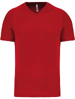 Kariban ProAct PA 476 Pánské sportovní tričko s výstřihem do V 20.P476 red Kariban ProAct PA 476 Pánské sportovní tričko s výstřihem do V 20.P476 red