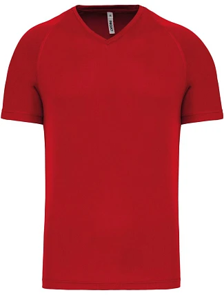 Kariban ProAct PA 476 Pánské sportovní tričko s výstřihem do V 20.P476 red Kariban ProAct PA 476 Pánské sportovní tričko s výstřihem do V 20.P476 red