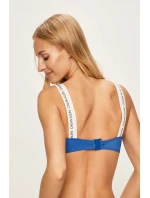 Vrchní díl plavek KW0KW00548-CHQ modrobílá - Calvin Klein