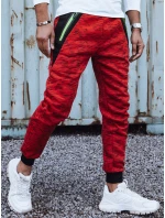 Pánské tepláky červené FashionStreet UX4442