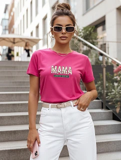 Dámské bavlněné tričko Mama Limited Edition pink FashionStreet NX5031RY
