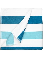 The One Towelling Towel Stripe Plážový ručník "Stripe" 48.1056 petrol/mint The One Towelling Towel Stripe Plážový ručník "Stripe" 48.1056 petrol/mint