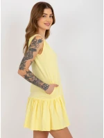 Dámské šaty EM TU TU HS 20 282.38P světle žlutá - FPrice Dámské šaty EM TU TU HS 20 282.38P světle žlutá - FPrice