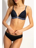 Krajková vyztužená podprsenka 164298 1P216 00135 námořnická modrá - Emporio Armani Krajková vyztužená podprsenka 164298 1P216 00135 námořnická modrá - Emporio Armani