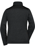 Daiber JN 861 Dámská pracovní pletená fleece bunda - Strong 02.0861 black/black